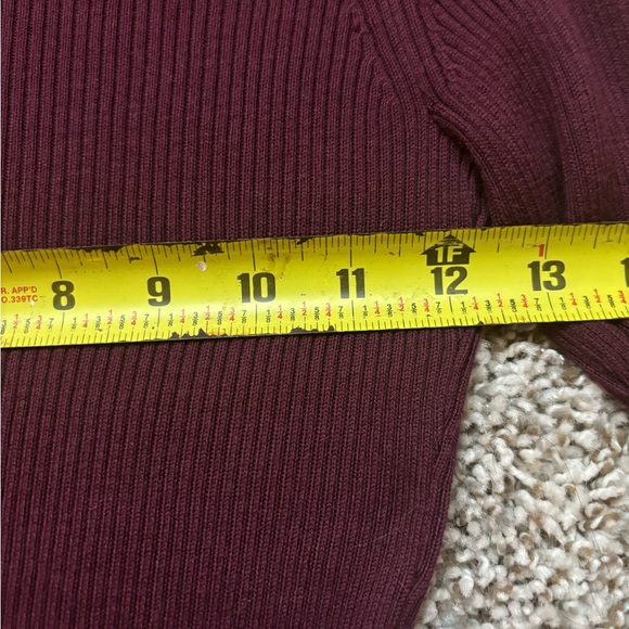 Peruvian Connection Cozy Pima Cotton Ribbed Knit Lightweight Fitted Sweater - Picture 3 of 8